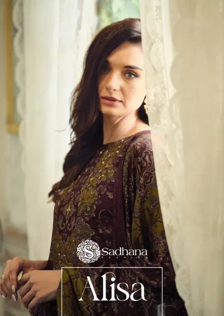 Alisa By Sadhana Pure Viscose Pashmina Dress Material Online Wholesale
